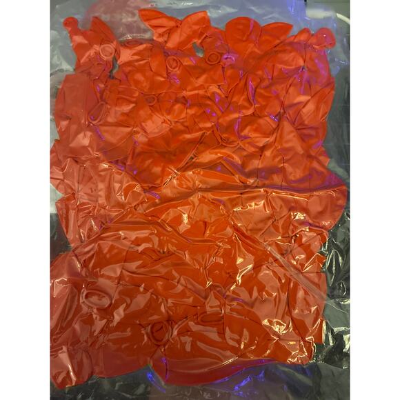 110pcs Coral Red Balloon 12 Inch, Coral Red Latex Balloons - Picture 3 of 4